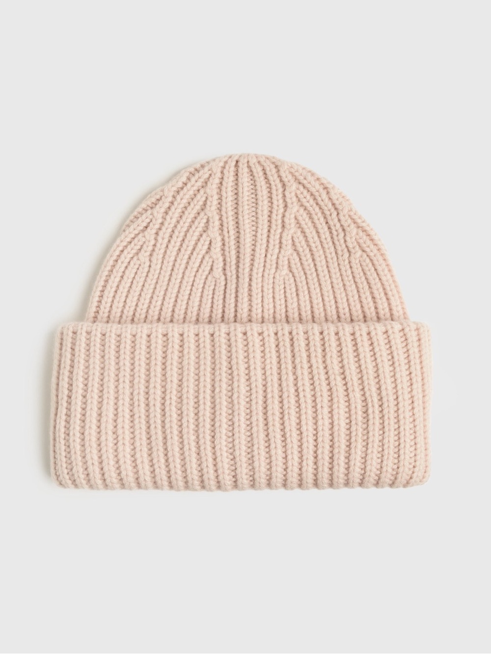 AMATO Cashmere Thick Ribbed Beanie - Picture 2 of 8